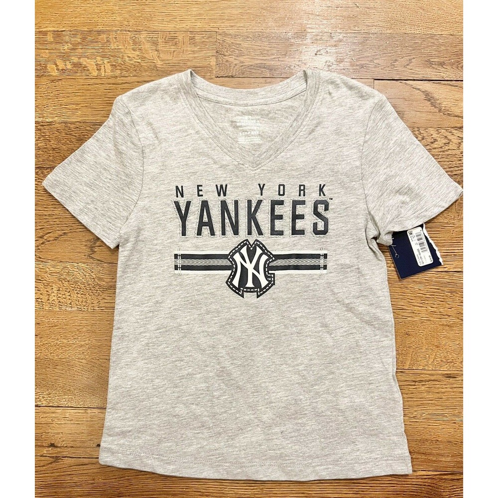New York Yankees Official MLB Genuine Kids Youth Girls Size M Shirt New W Tags